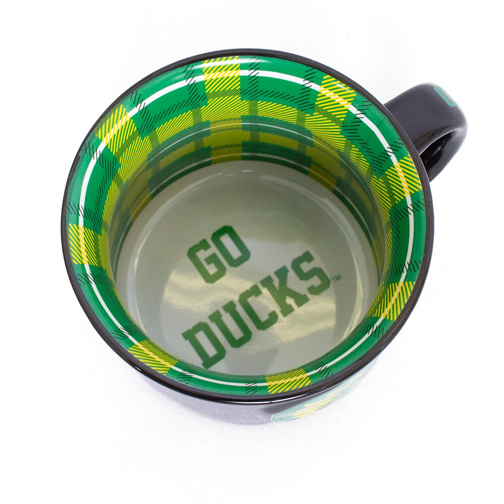 O Wings, RFSJ, Inc., Black, Traditional Mugs, Home & Auto, Plaid, Big Camper, Winged, Football Helmet, 913346